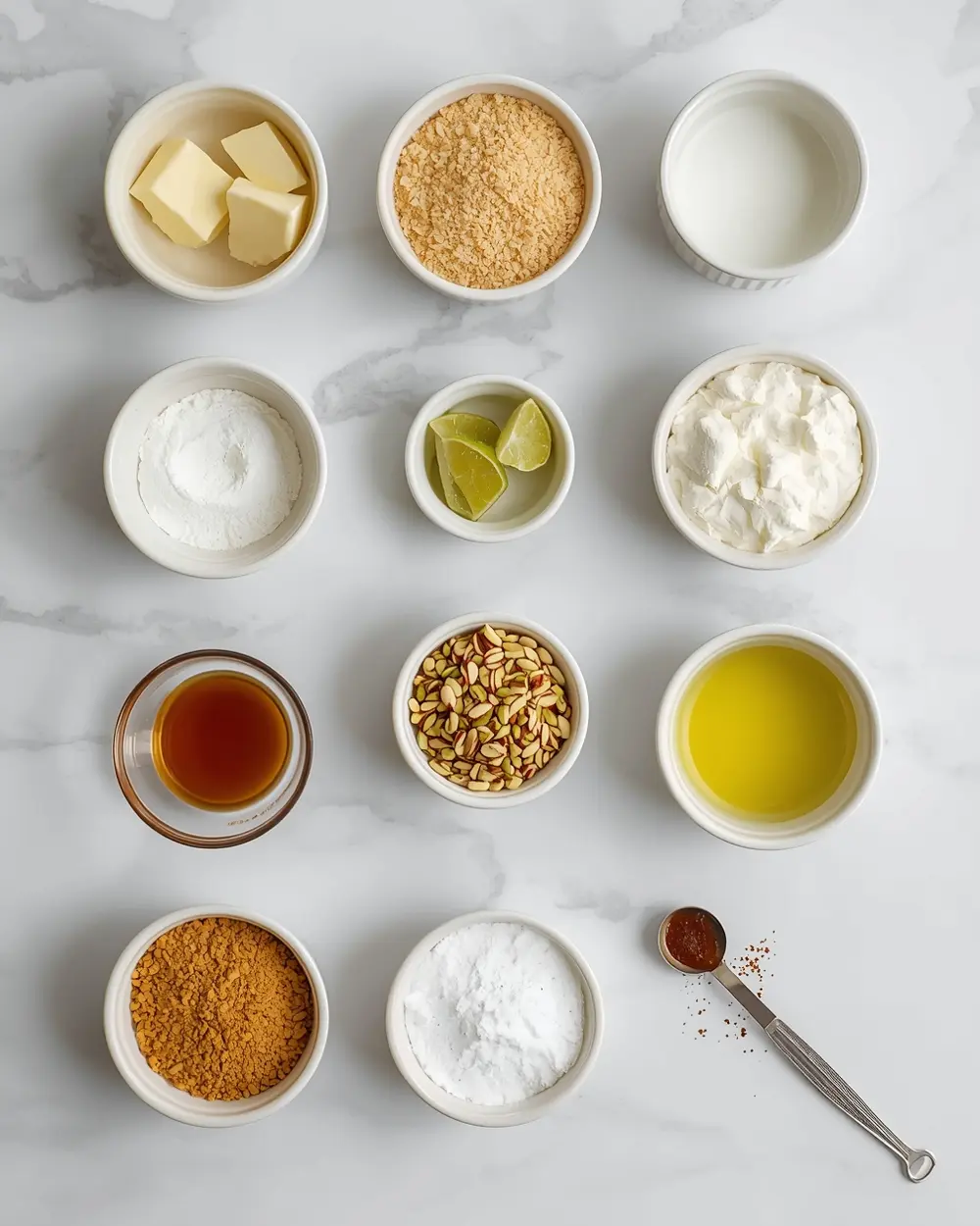 Ingredients for beautiful no bake key lime pie elegant