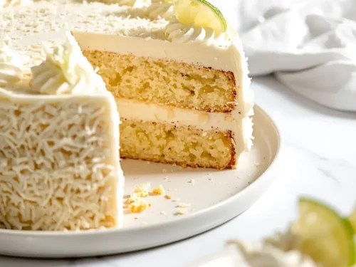 beautiful summer coconut layer cake