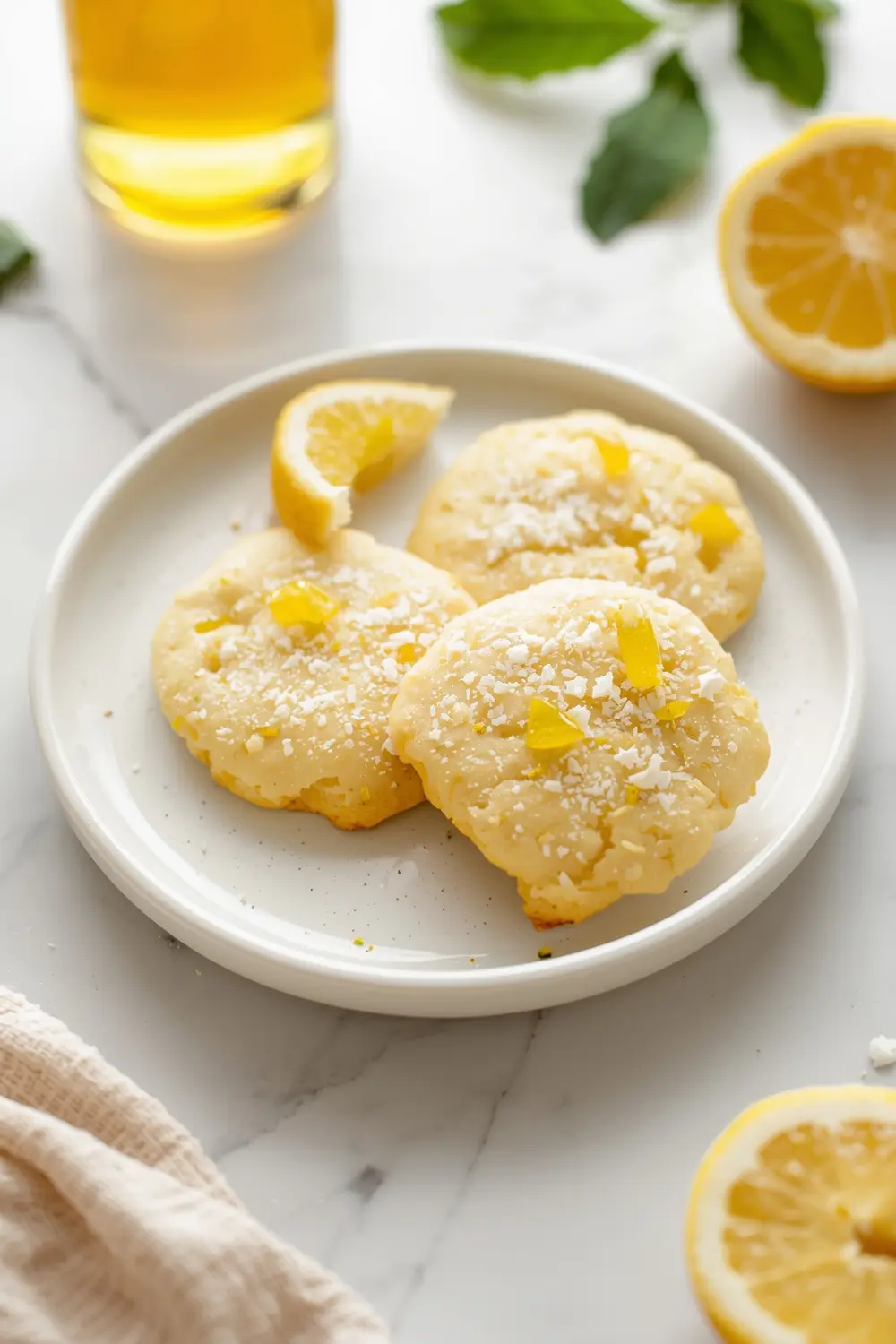 beautiful summer lemon sugar cookies