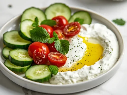 beautiful summer tzatziki dip