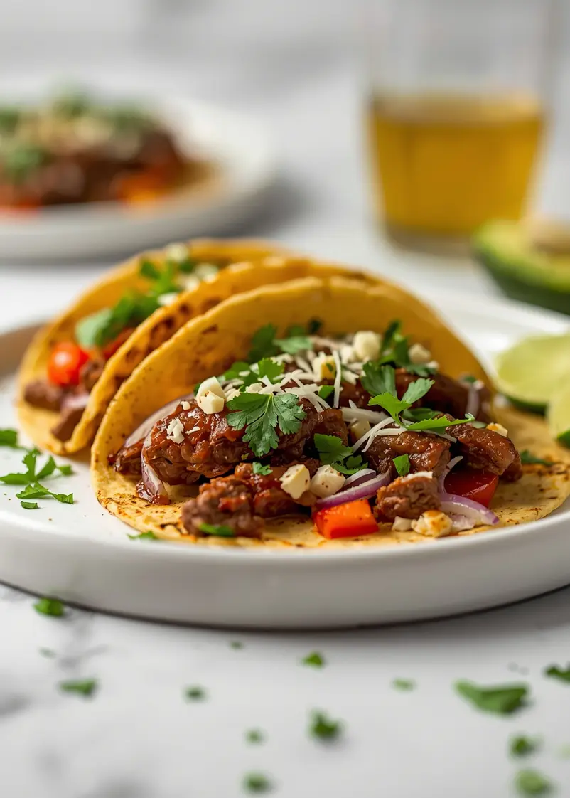 elegant 30 minute beef tacos ready to serve