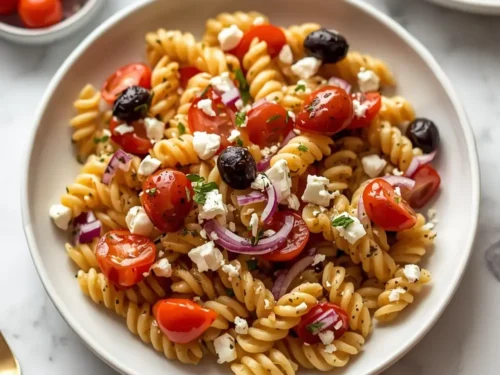 elegant BBQ pasta salad summer