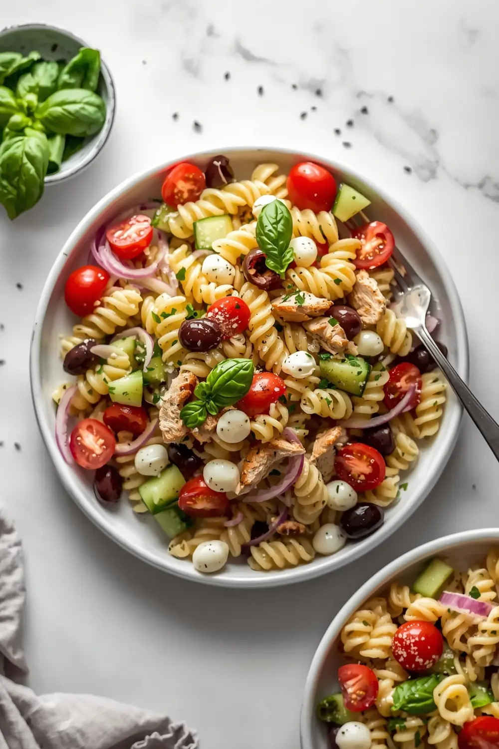 elegant Italian pasta salad summer