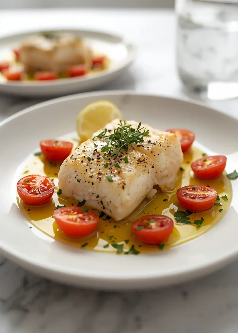 elegant grilled cod summer dinner ready to serve