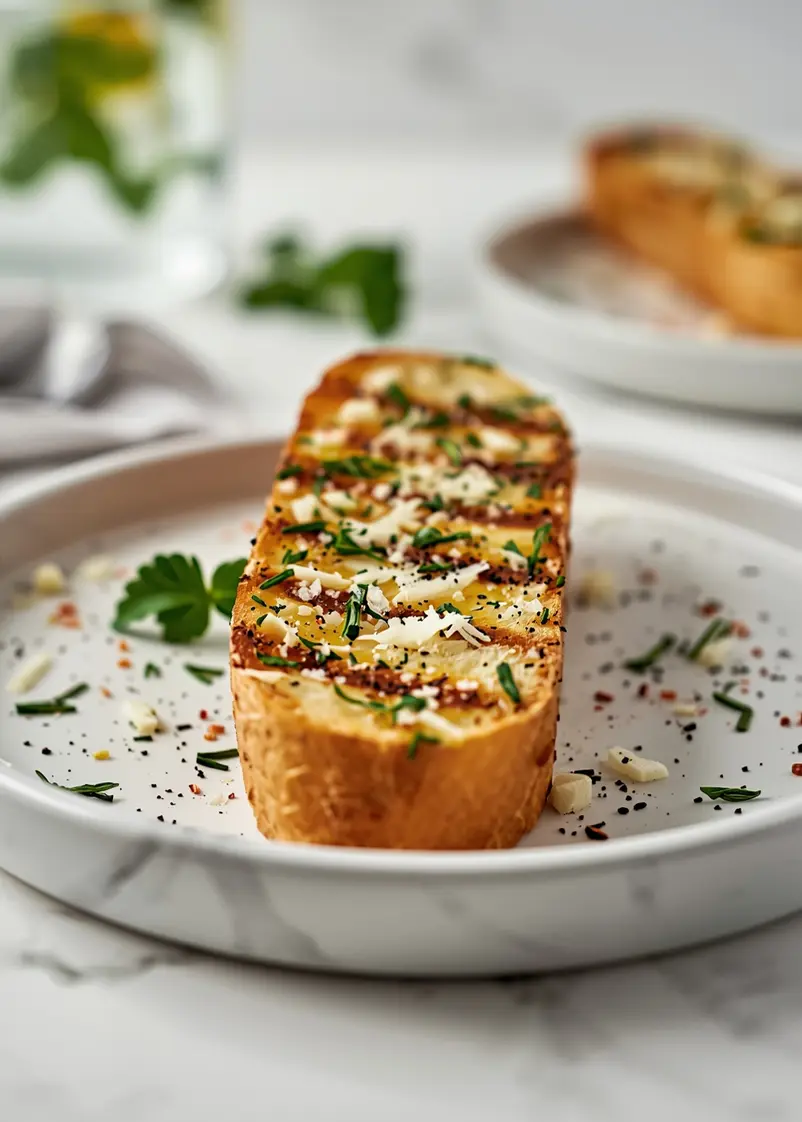 elegant grilled garlic bread summer ready to serve