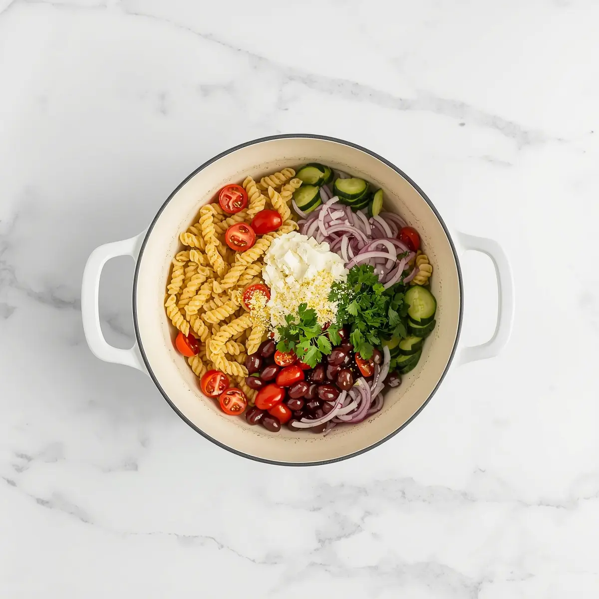Cooking instructions for elegant orzo salad summer