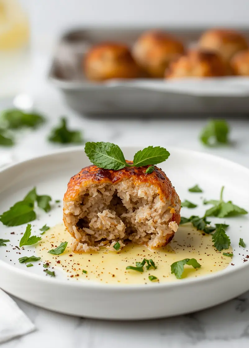 elegant sheet pan turkey meatballs weeknight ready to serve