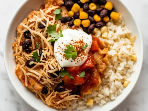 elegant slow cooker chicken enchilada