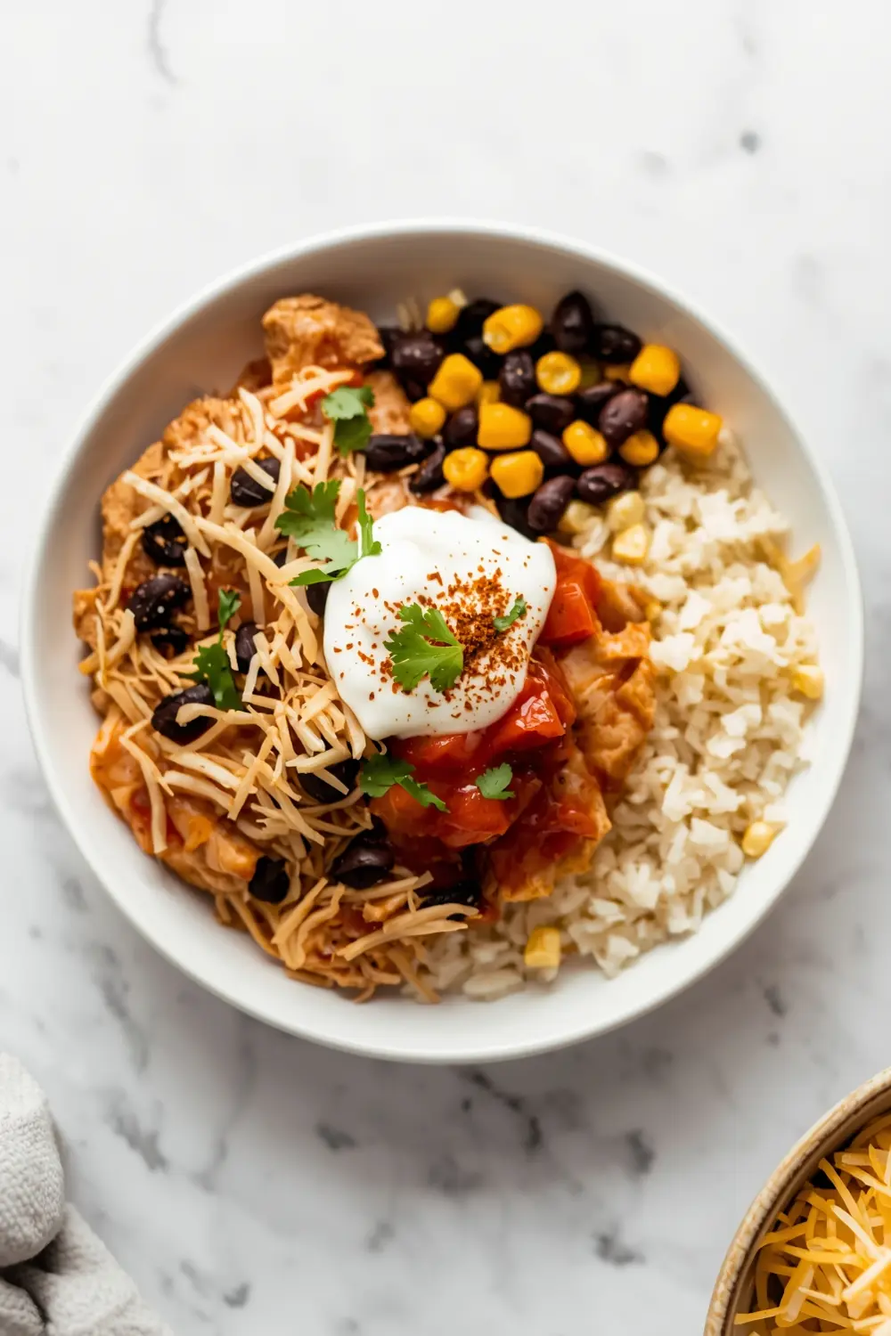 elegant slow cooker chicken enchilada