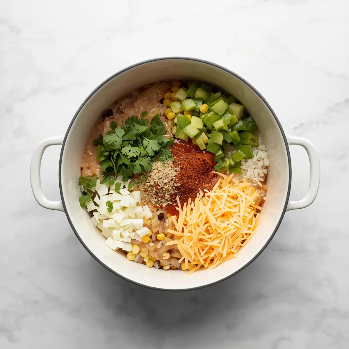 Cooking instructions for elegant slow cooker chicken enchilada