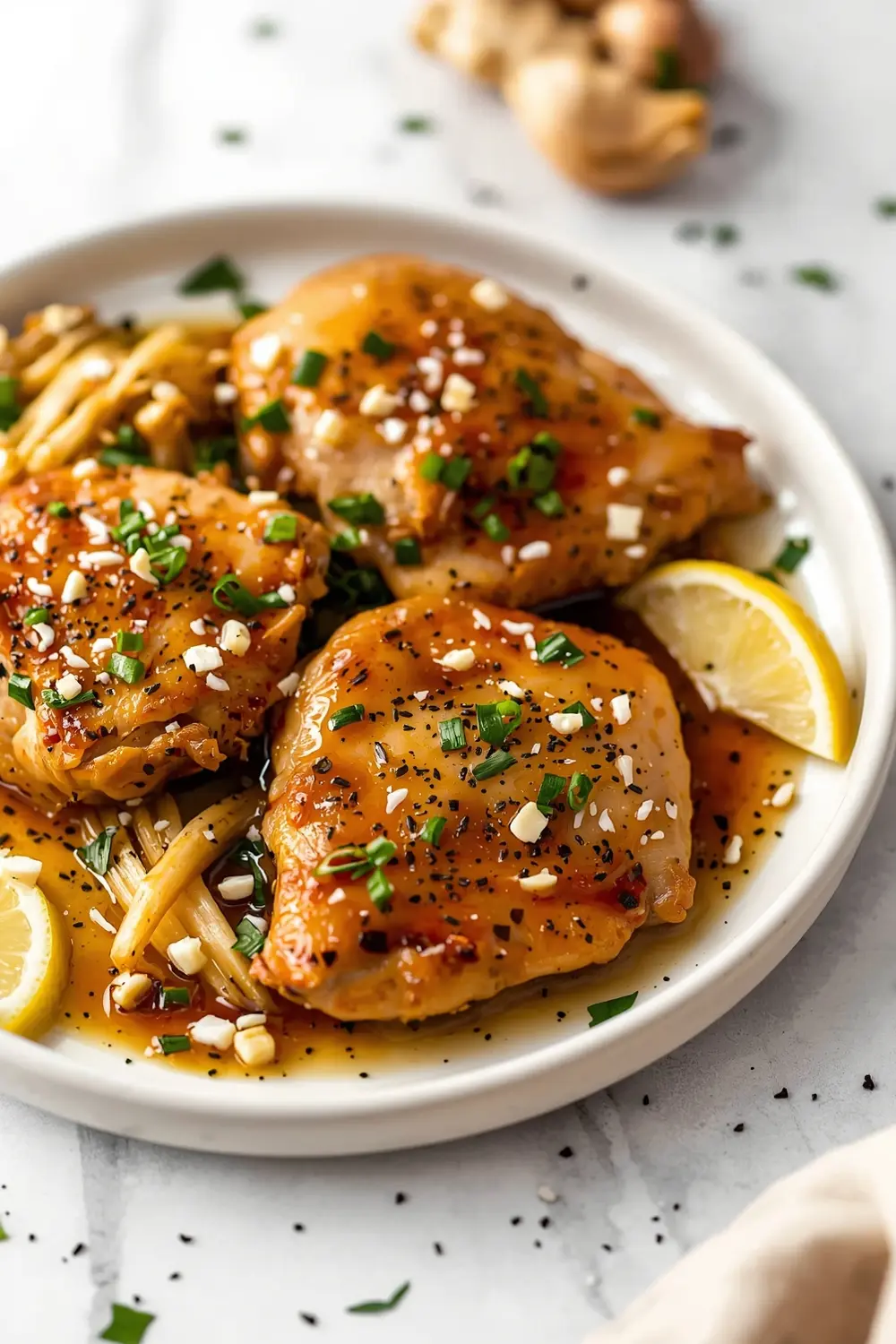 elegant slow cooker honey garlic chicken