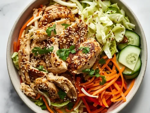 elegant summer Asian slaw