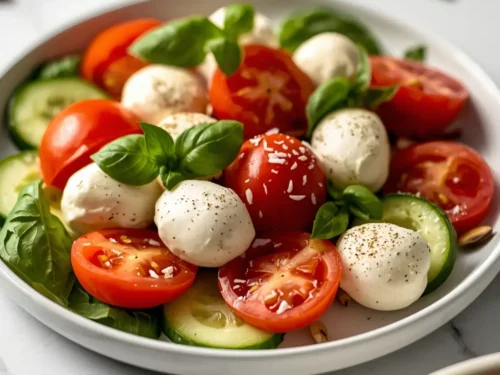 elegant summer caprese salad