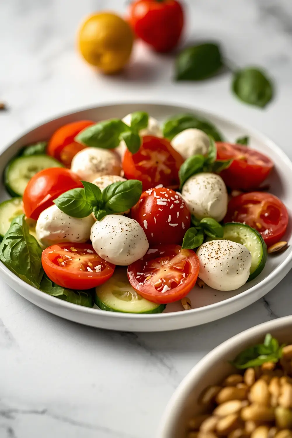 elegant summer caprese salad