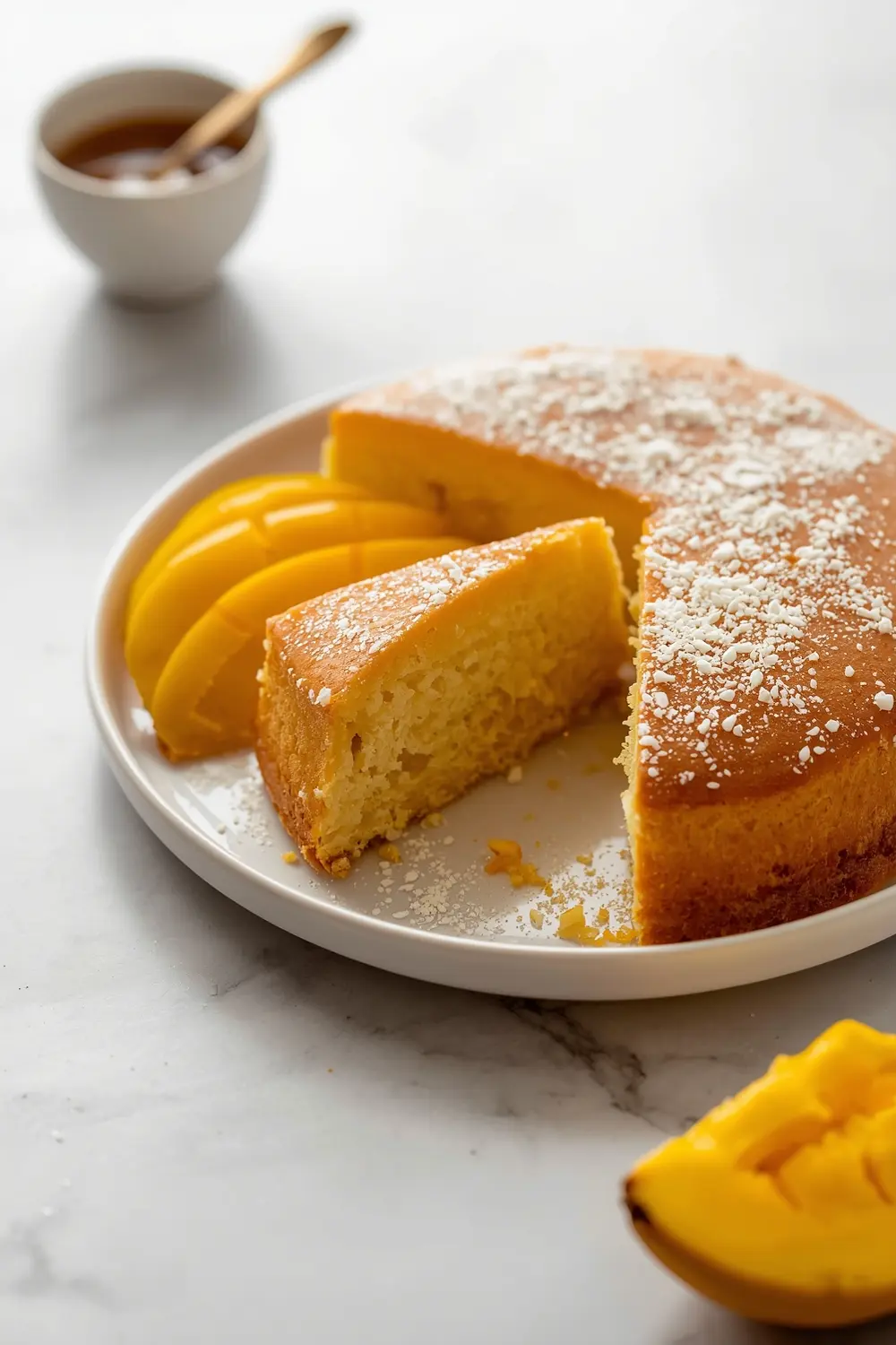 elegant summer mango cake