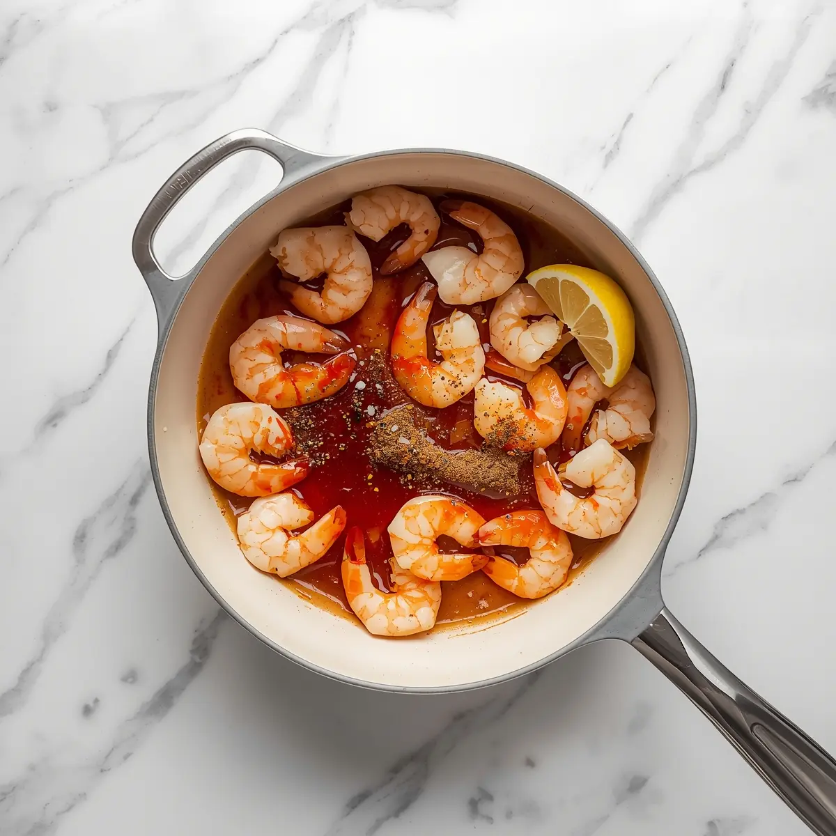 Cooking instructions for elegant summer shrimp cocktail