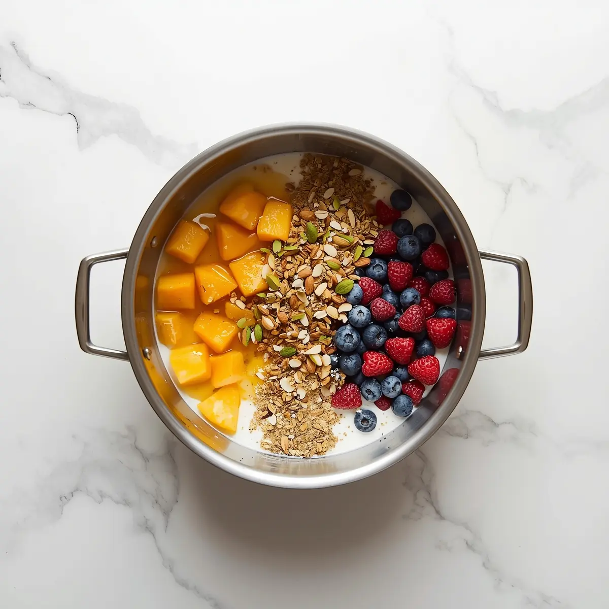 Cooking instructions for elegant summer yogurt parfaits