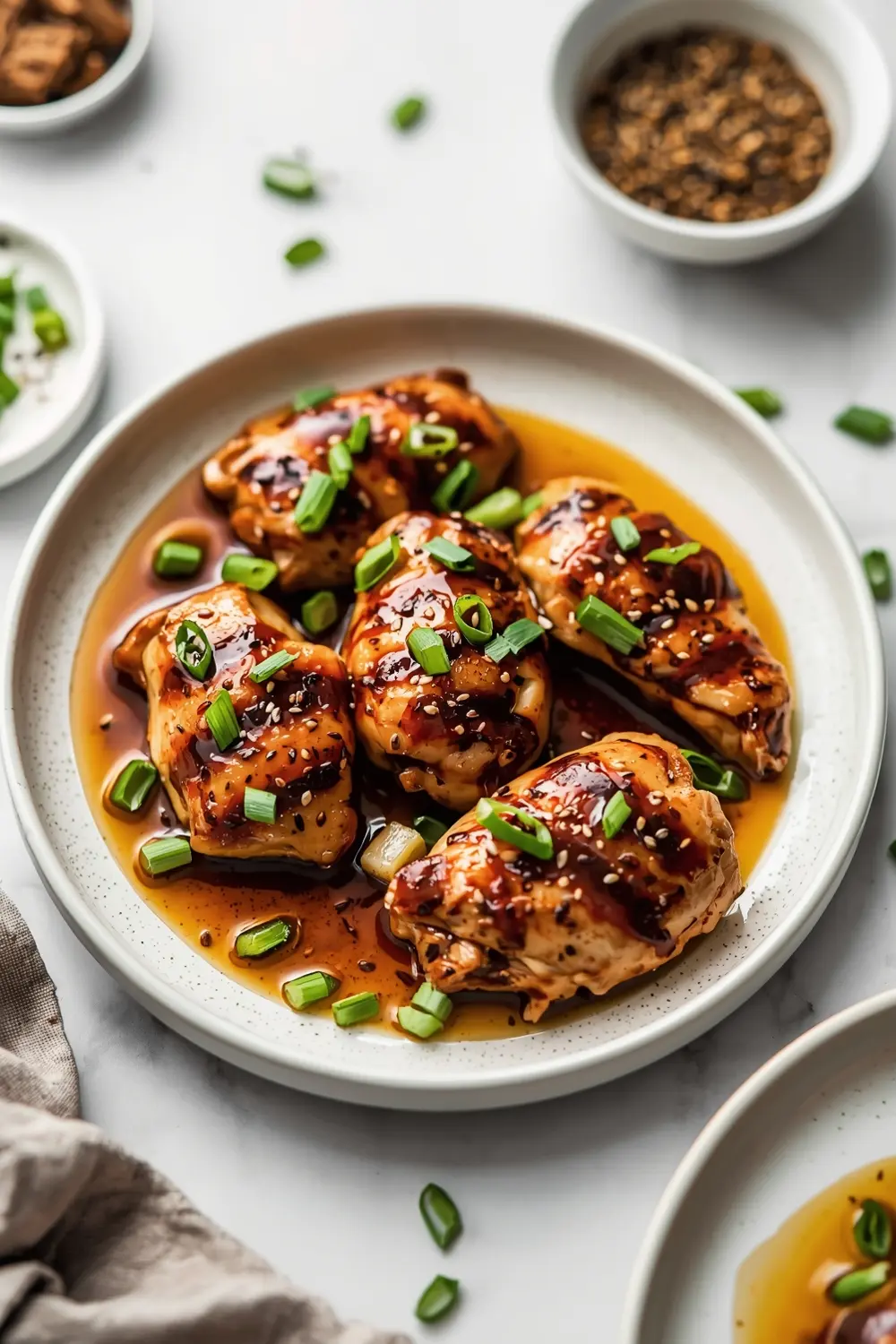elegant teriyaki grilled chicken summer
