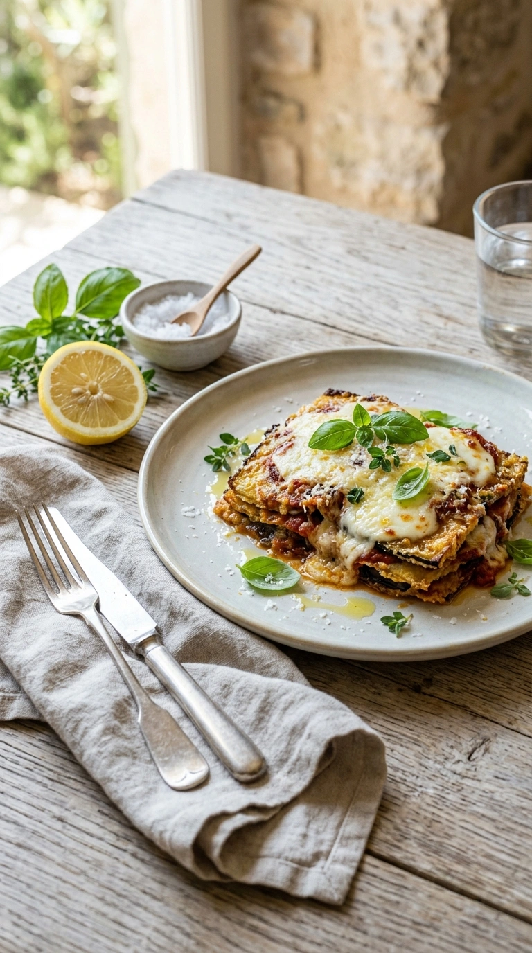 stunning eggplant parmesan elegant ready to serve