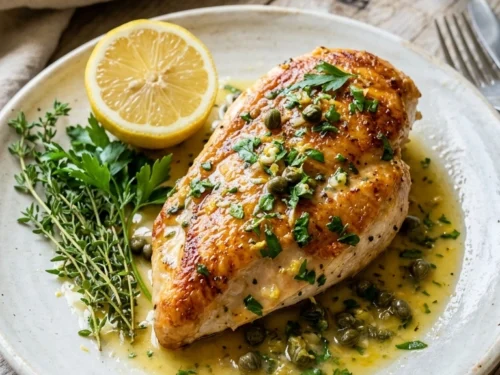 Beautiful Chicken Piccata for an Elegant Classic Italian Lemon Dinner
