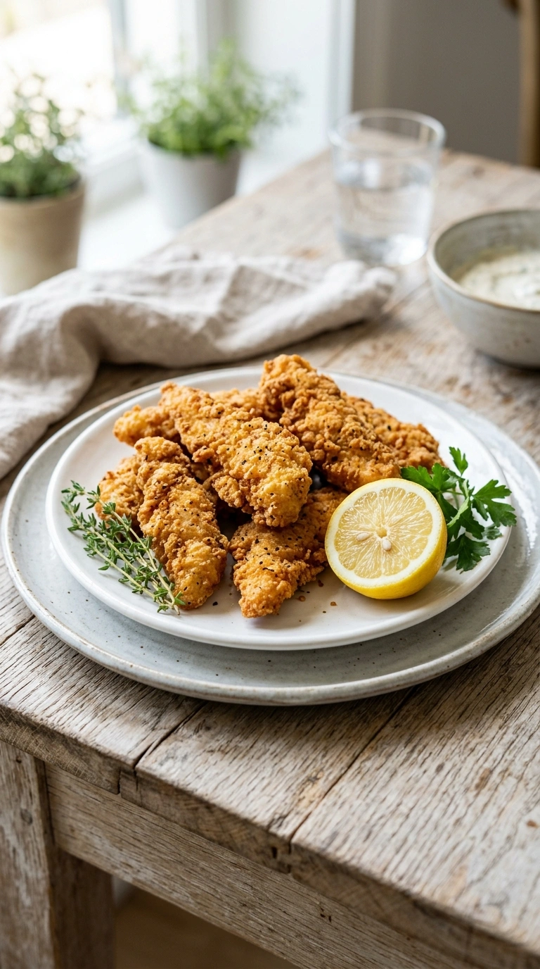 Elegant Air Fryer Chicken Tenders for a Beautiful Crispy Quick Dinner