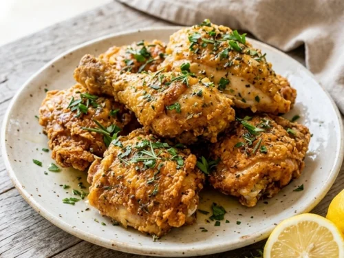 Stunning Air Fryer Lemon Chicken for an Elegant Crispy Summer Dinner