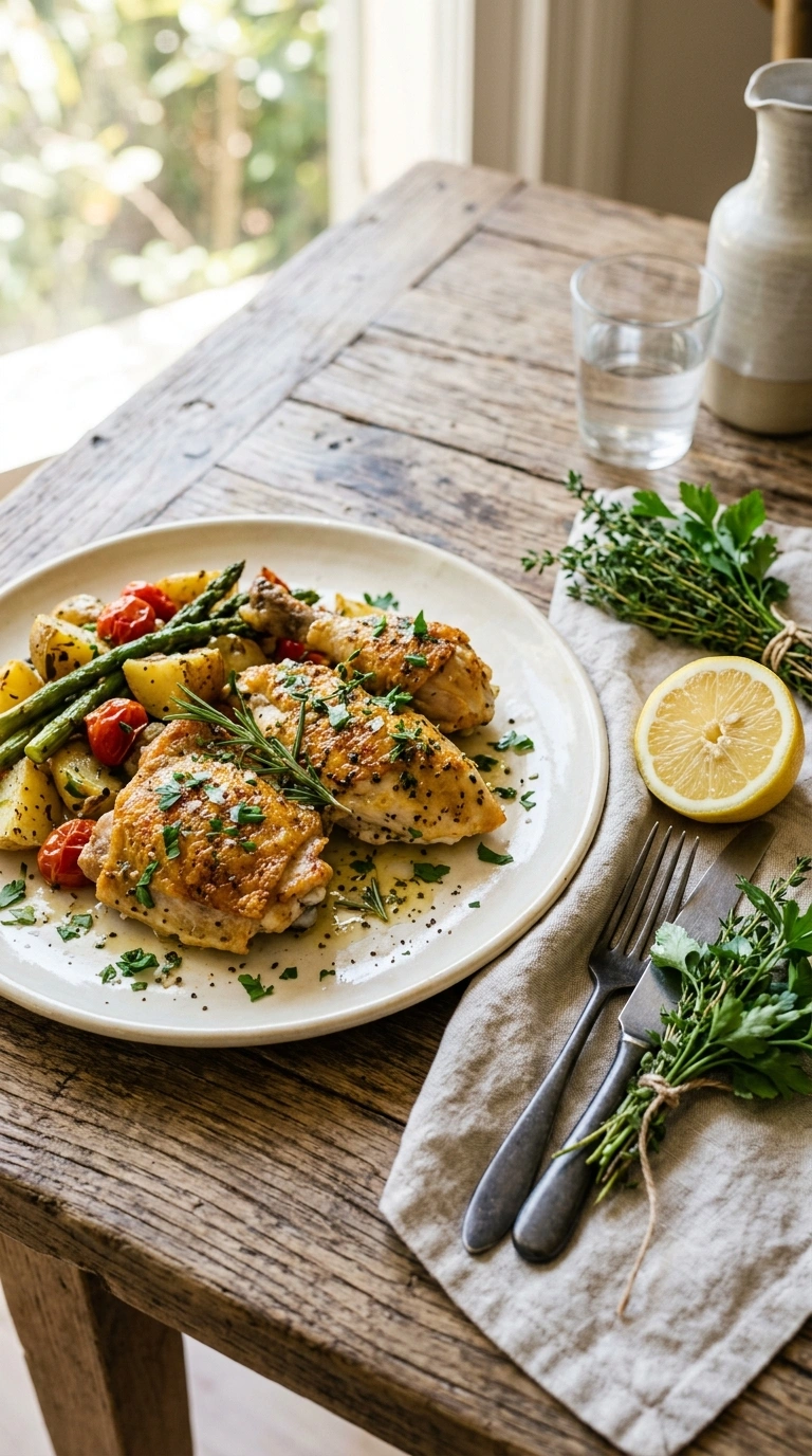 stunning air fryer lemon chicken ready to serve