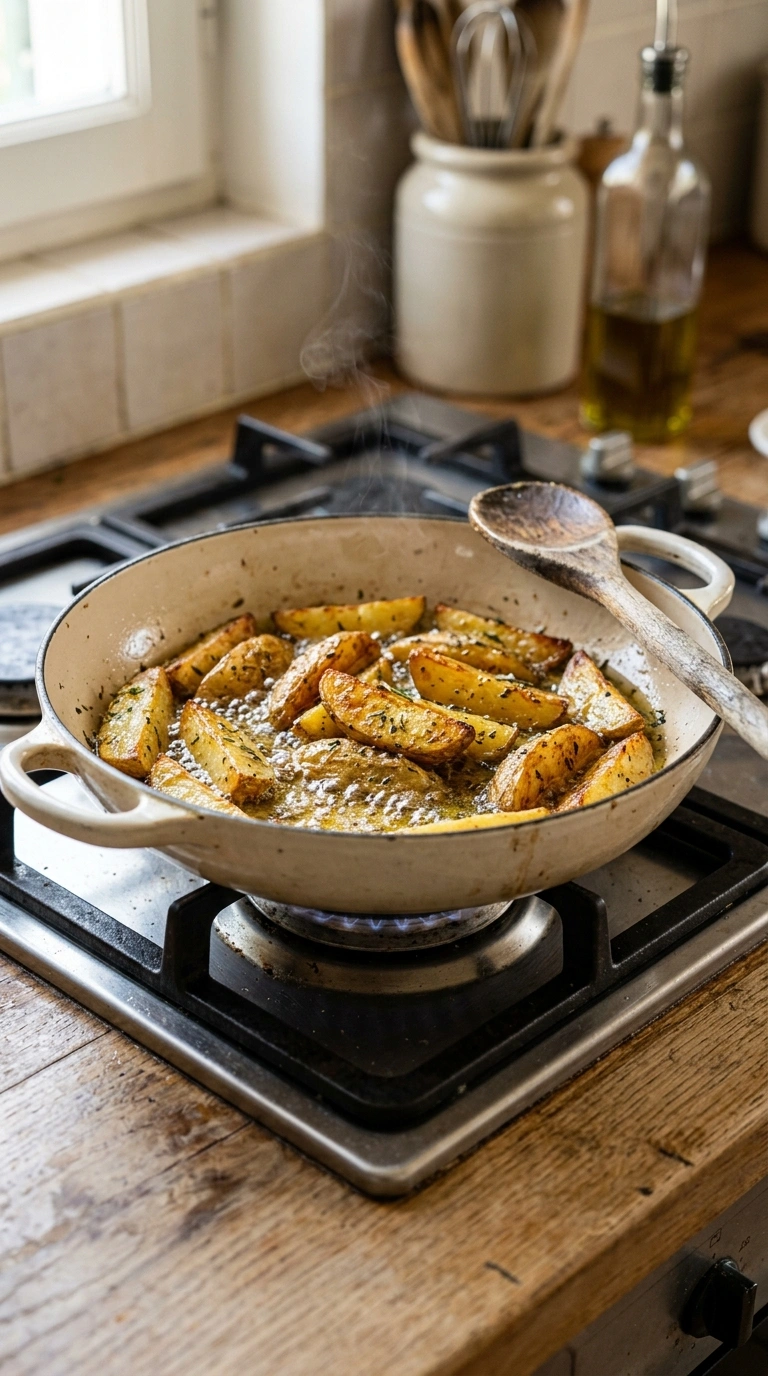 Cooking instructions for stunning air fryer potato wedges