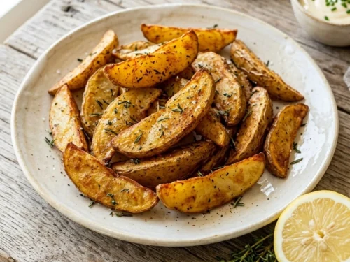 Stunning Air Fryer Potato Wedges for an Elegant Crispy Summer Side Dish