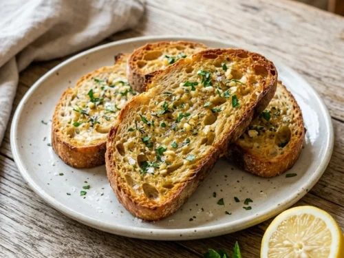 Beautiful Air Fryer Garlic Bread for an Elegant Crispy Easy Summer Side