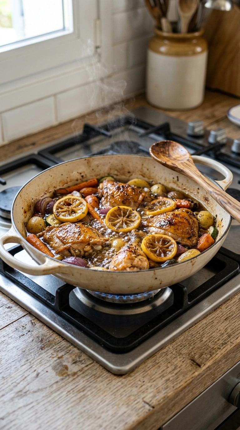 Cooking instructions for beautiful sheet pan honey mustard chicken