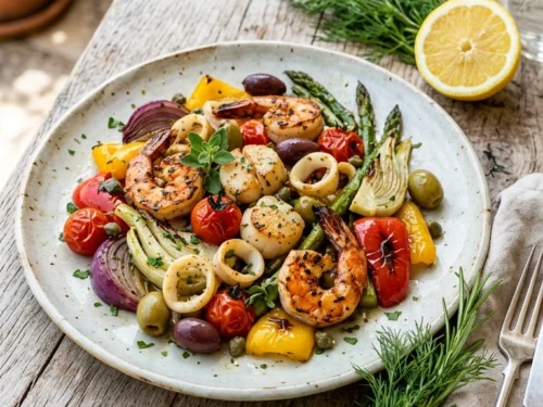 Stunning Sheet Pan Mediterranean Seafood for an Elegant Summer Dinner