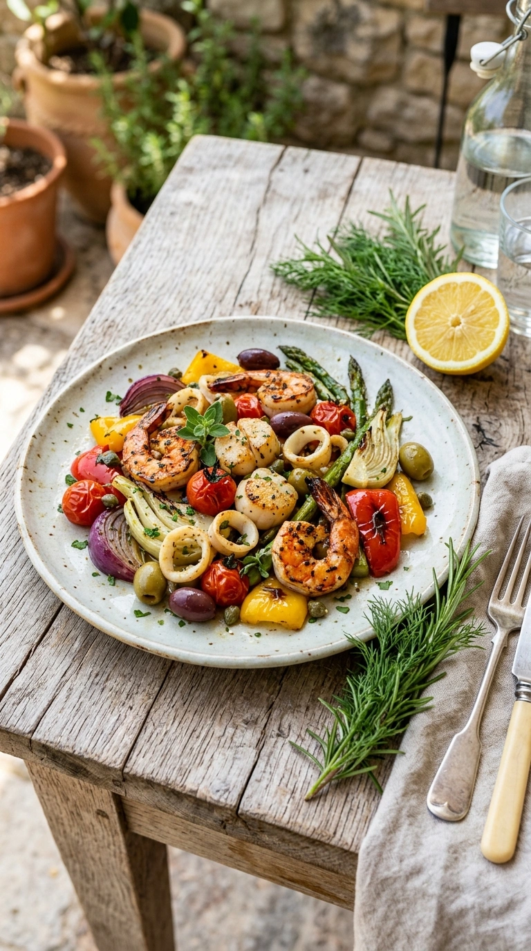 Stunning Sheet Pan Mediterranean Seafood for an Elegant Summer Dinner