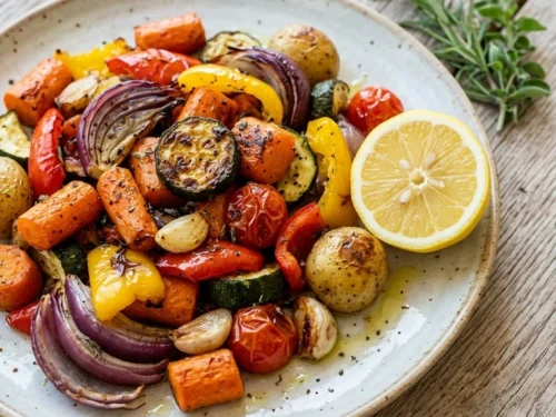 Beautiful Sheet Pan Roasted Vegetables for an Elegant Easy Summer Side Dish