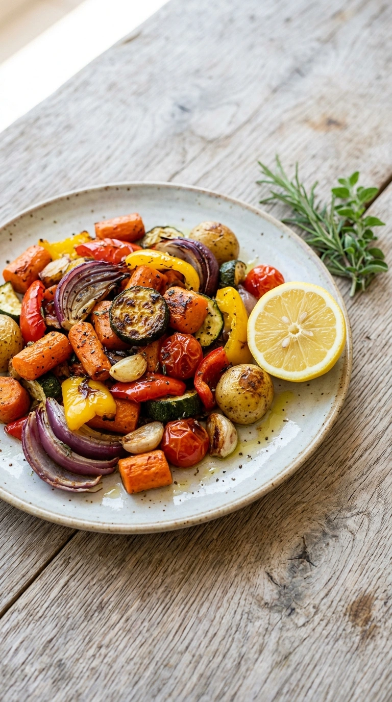 Beautiful Sheet Pan Roasted Vegetables for an Elegant Easy Summer Side Dish