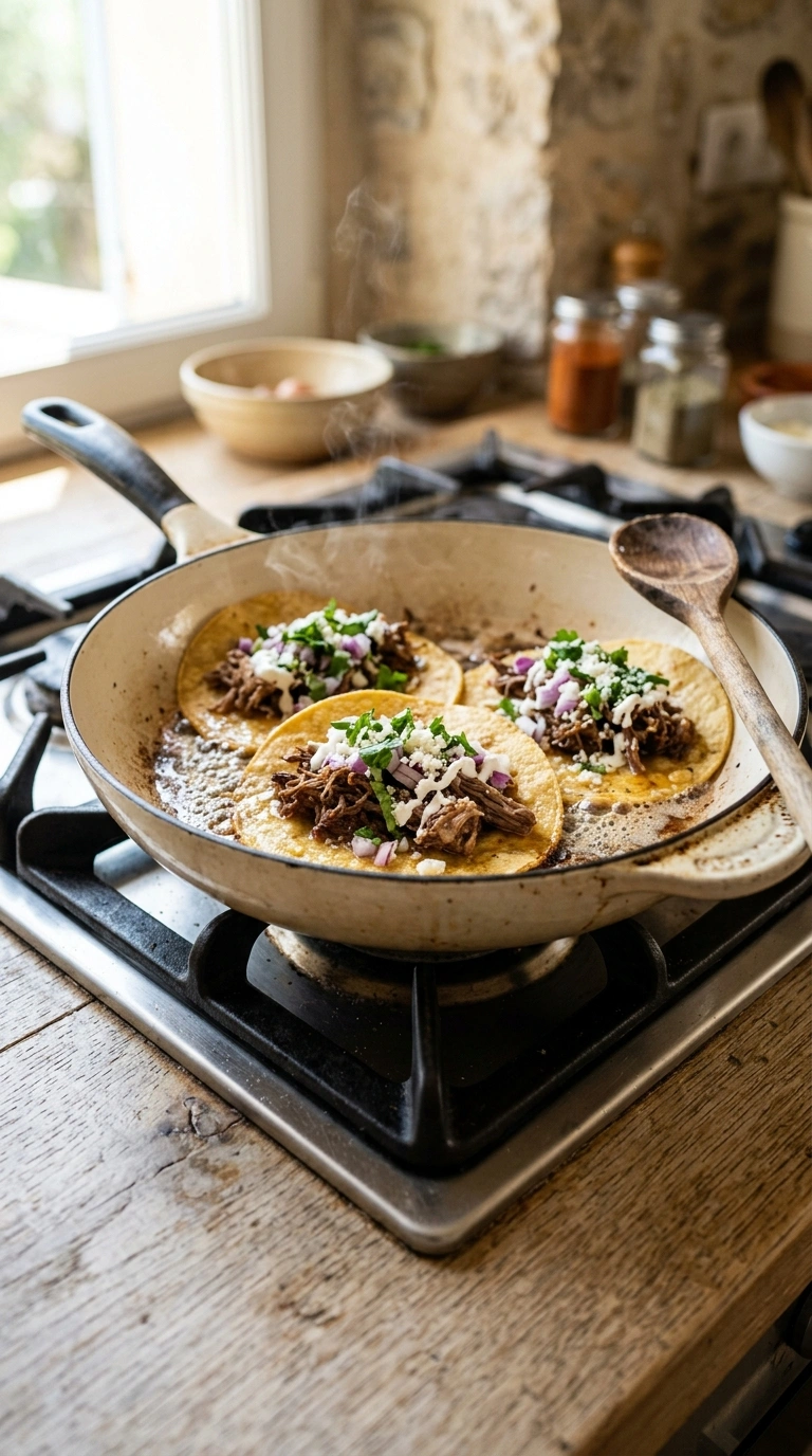 Cooking instructions for beautiful slow cooker beef tacos