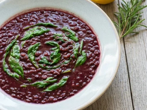 Beautiful Slow Cooker Lentil Soup for an Elegant Hearty Meatless Dinner