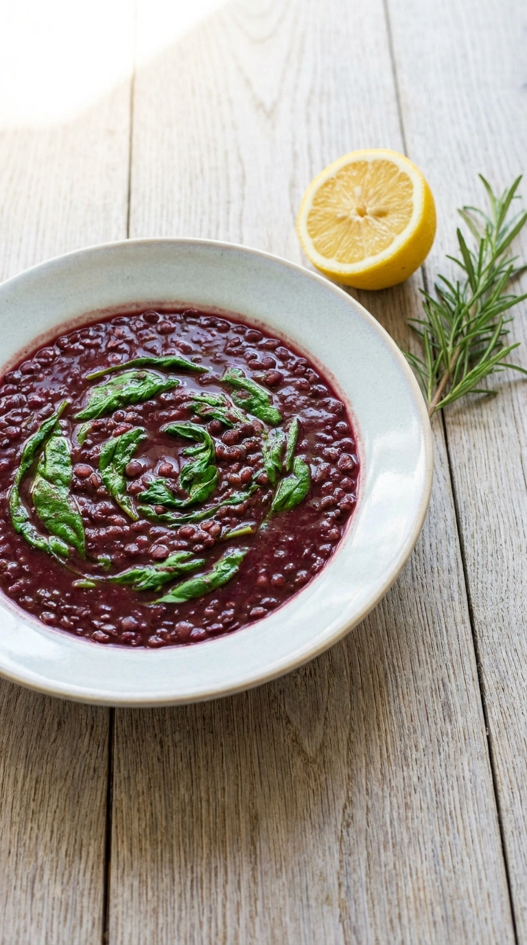 Beautiful Slow Cooker Lentil Soup for an Elegant Hearty Meatless Dinner