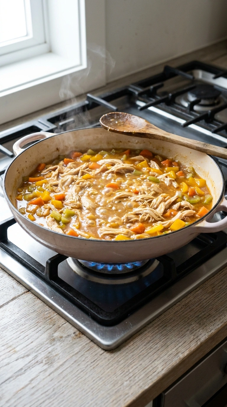 Cooking instructions for beautiful slow cooker shredded chicken