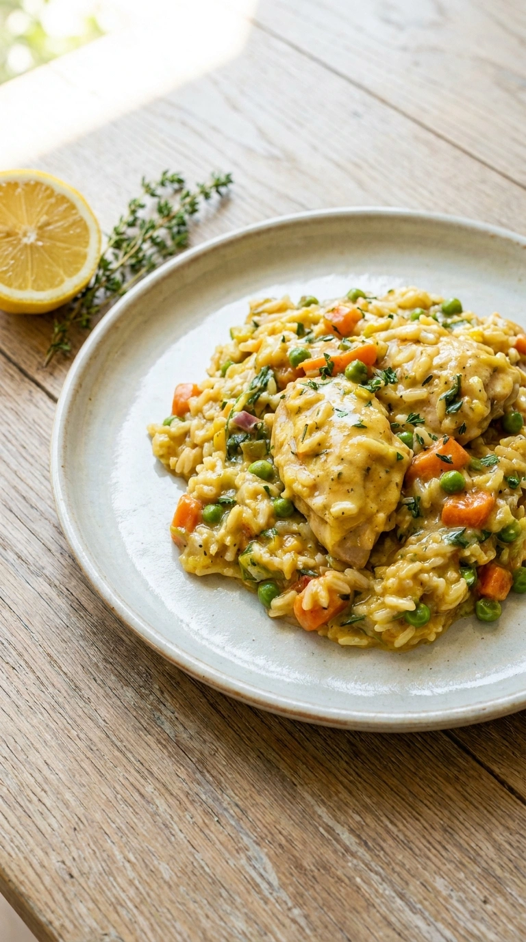 Stunning Slow Cooker Chicken and Rice for an Elegant Easy Comfort Dinner