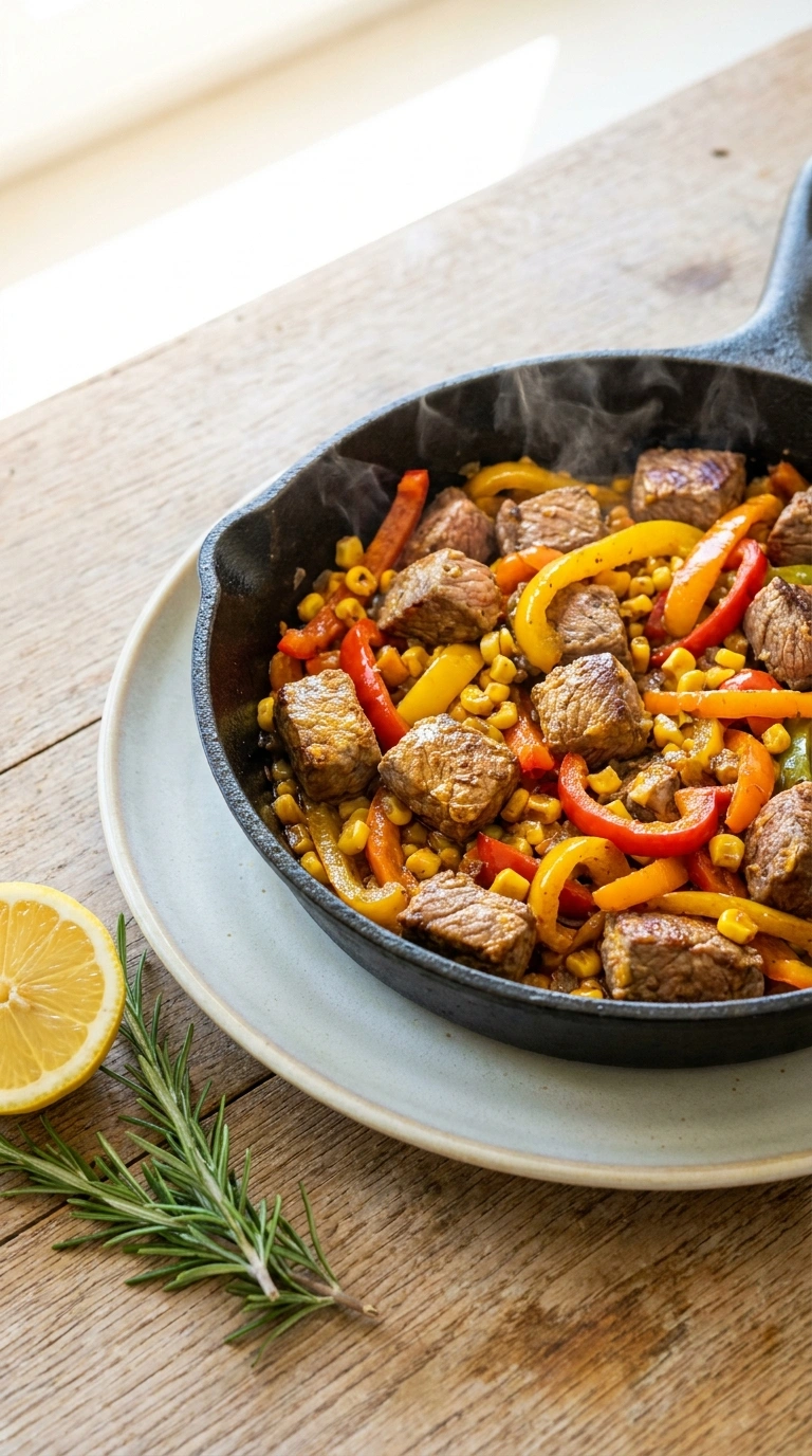 Beautiful Ground Beef Taco Skillet for an Elegant Quick Weeknight Dinner