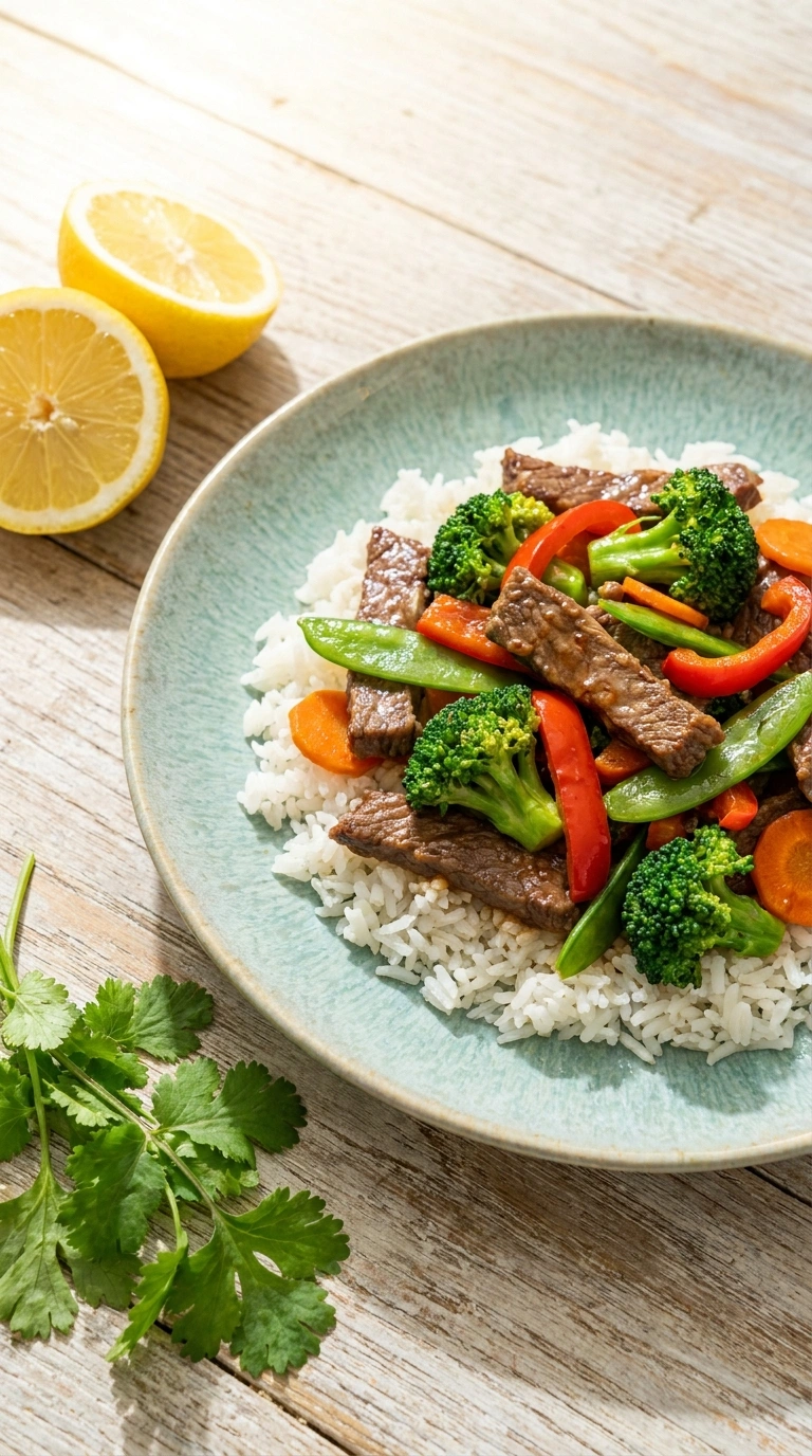 Elegant Ground Beef Stir Fry for a Beautiful Quick Weeknight Dinner
