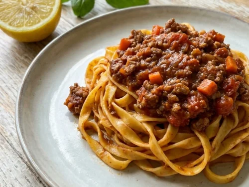 Elegant Ground Beef Bolognese for a Beautiful Rich Italian Pasta Dinner