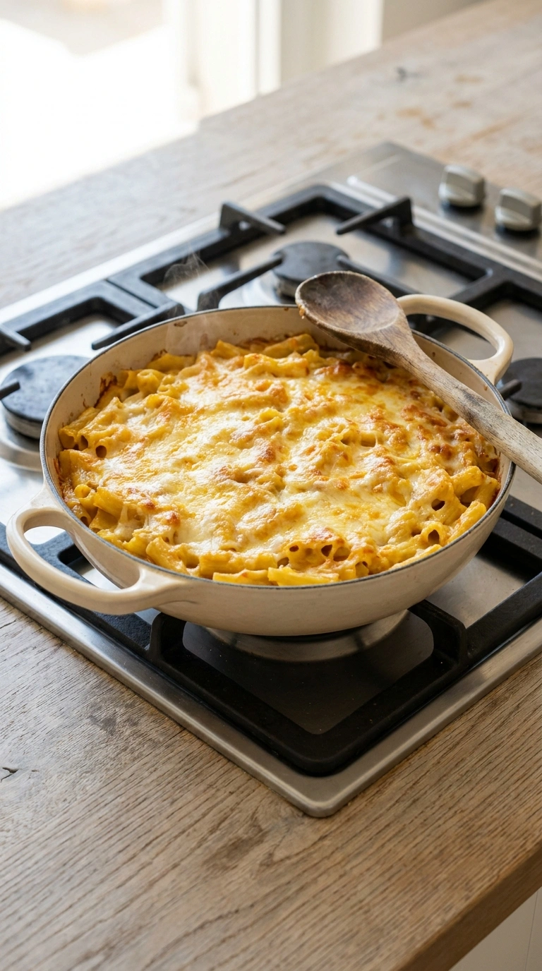 Cooking instructions for stunning ground beef pasta bake