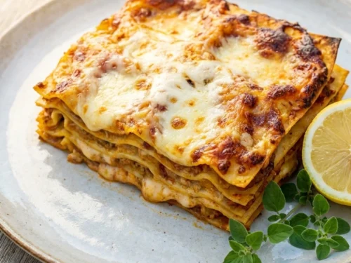 Beautiful Ground Beef Lasagna for an Elegant Classic Comfort Dinner