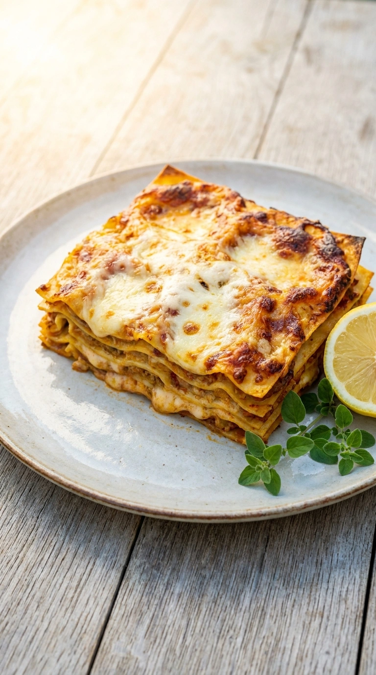 Beautiful Ground Beef Lasagna for an Elegant Classic Comfort Dinner