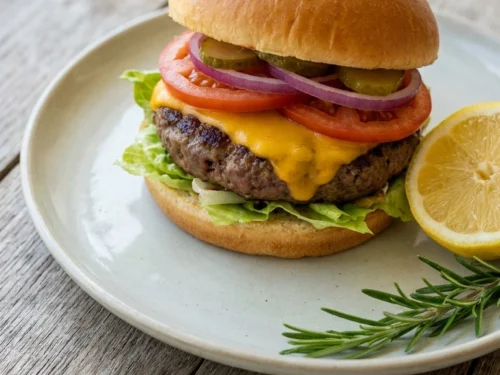 Stunning Homemade Beef Burger Patties for an Elegant Summer BBQ Dinner