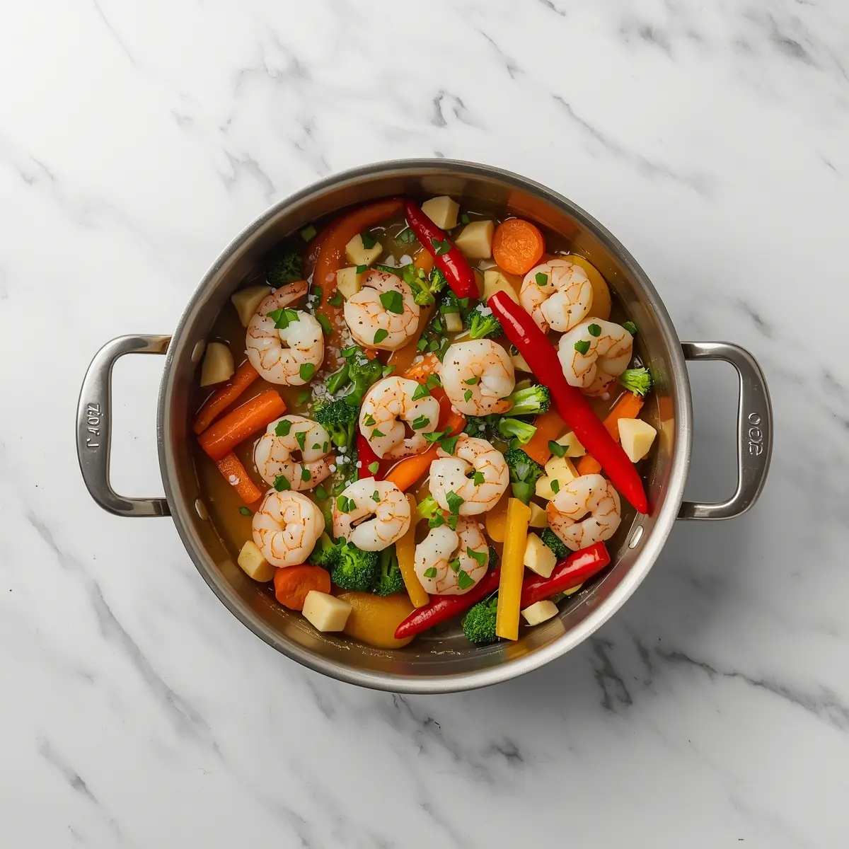 Cooking instructions for stunning 30 minute shrimp stir fry