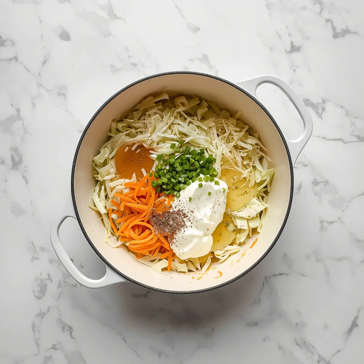 Cooking instructions for stunning BBQ coleslaw summer
