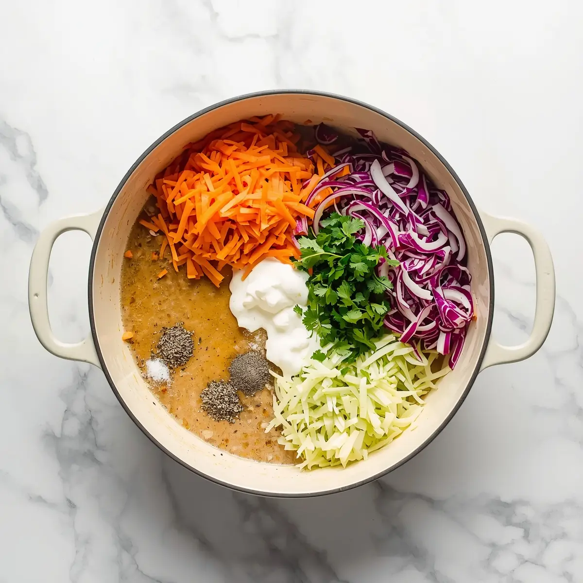 Cooking instructions for stunning BBQ coleslaw summer